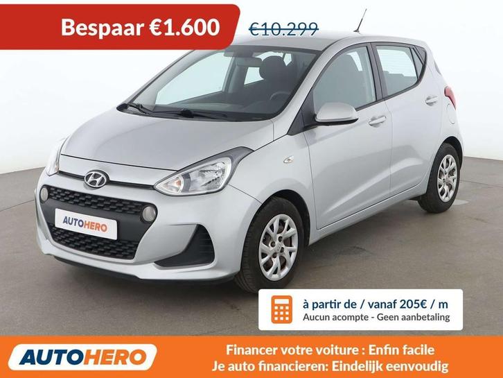 Hyundai i10 1.0 Basis (année de construction 2017), Autos, Hyundai, Achat, i10, ABS, Airbags, Air conditionné, Bluetooth, Ordinateur de bord