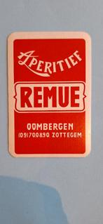 Carte à jouer Oombergen_Remue Aperitif_red_175, Enlèvement ou Envoi, Utilisé, Carte(s) à jouer