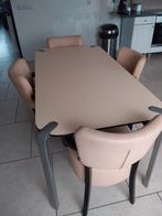 Eethoek van kwaliteit met 4 comfortabele stoelen, Enlèvement