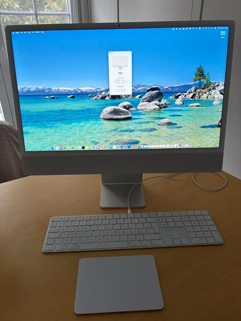 Imac M1 24 Inch 8-core 16GB 512GB ssd, Informatique & Logiciels, SSD, IMac, Enlèvement, Utilisé