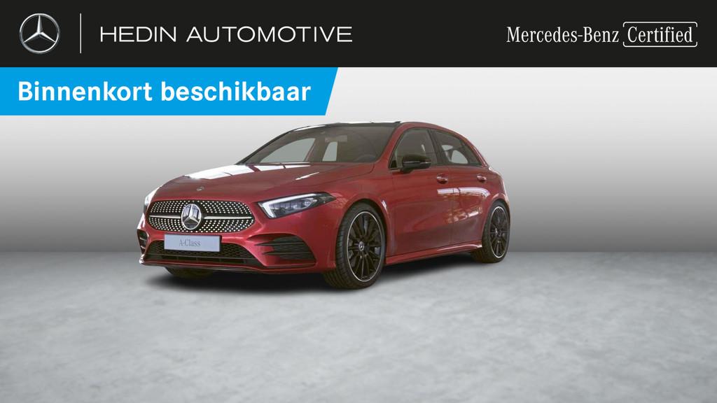 Mercedes-Benz A-klasse 200 D Hatchback AMG Line | Panoramisc, Rouge, Classe A, Achat, 140 g/km