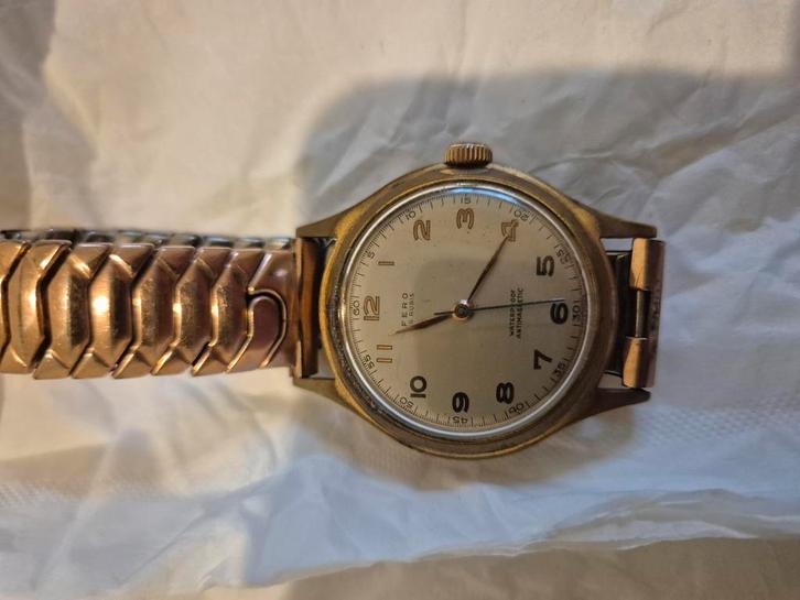 Fero Rubis Herenhorloge, Handtassen en Accessoires, Horloges | Antiek, Ophalen of Verzenden