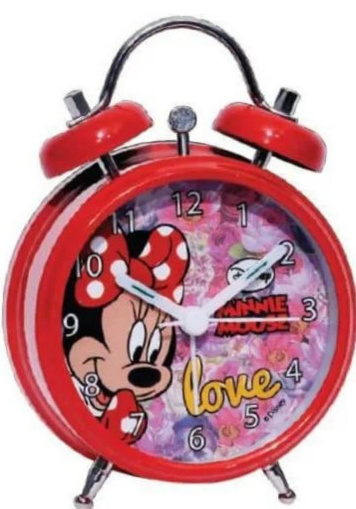 Minnie Mouse Wekker - Disney  Klok, Kinderen en Baby's, Kinderkamer | Inrichting en Decoratie, Nieuw, Klok, Ophalen of Verzenden