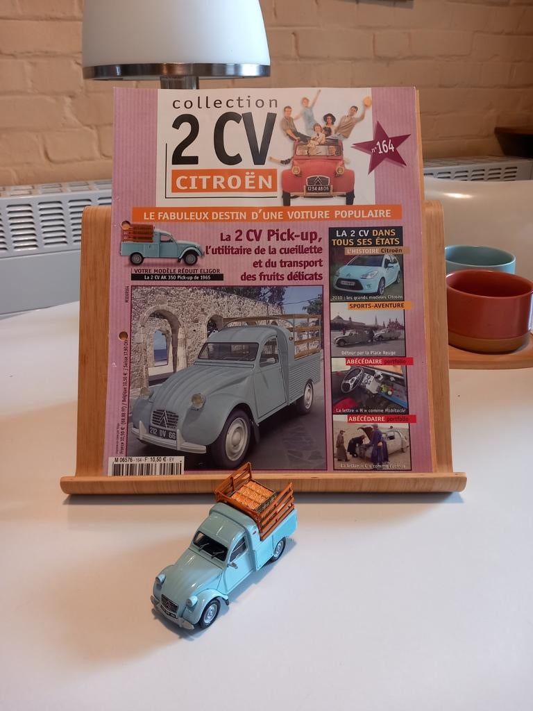 2 pk Citroën miniaturen, collectie Norev Hachette, 1/43,, Ophalen, Norev