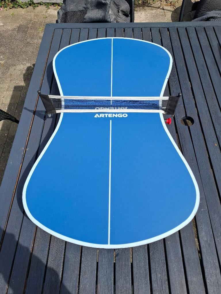 Mini ping pong tafel, Sport en Fitness, Tafeltennis, Ophalen, Gebruikt