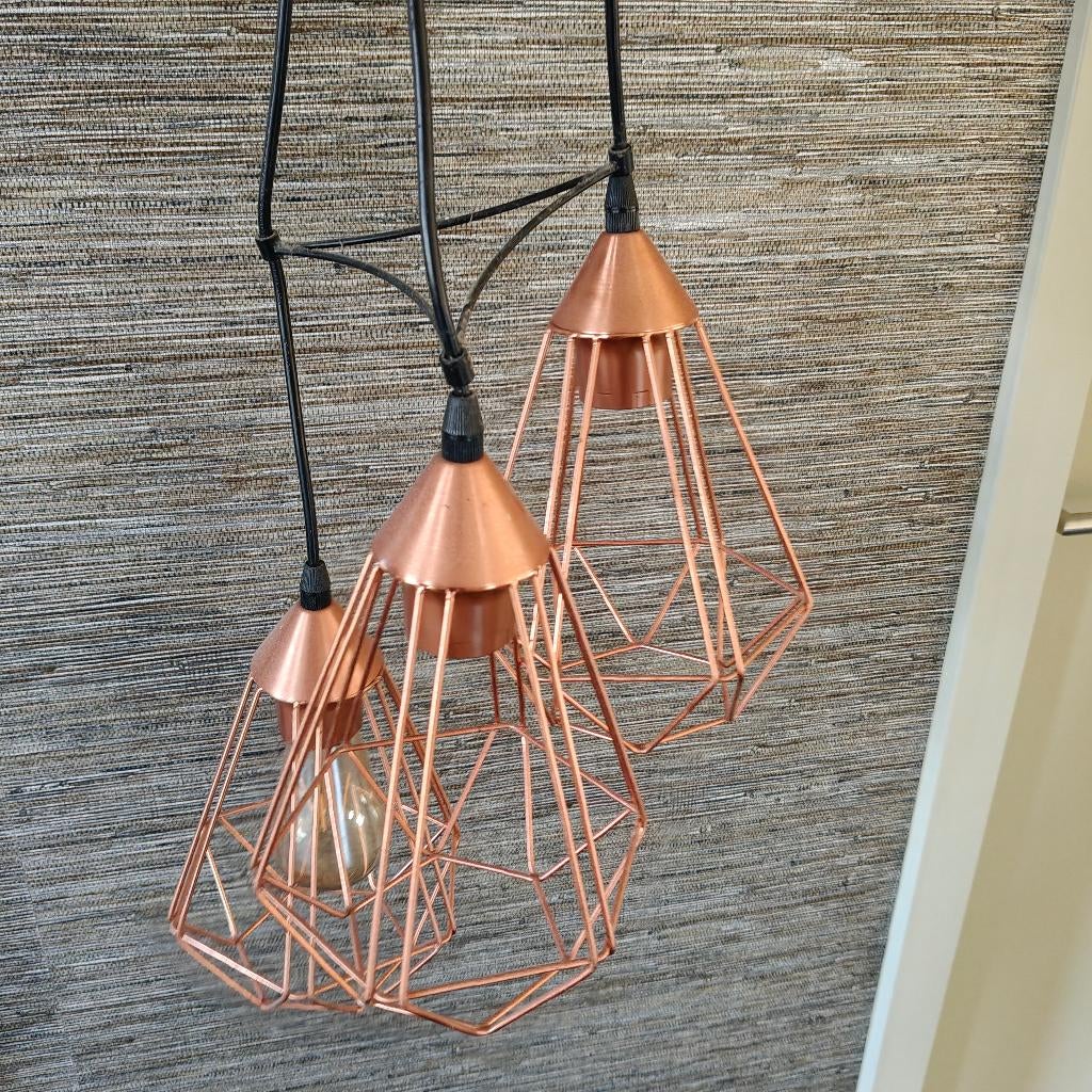 Hanglamp Eglo, trio, Enlèvement, Comme neuf, Métal