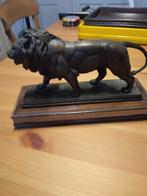 Brons leeuw (Engeland) gesigneerd barye, Antiek en Kunst, Ophalen, Brons