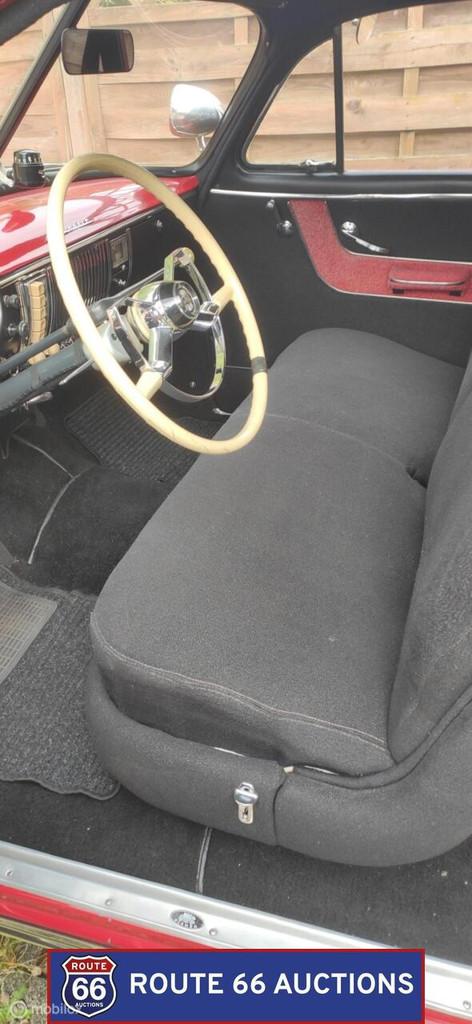 Chevrolet Styleline Deluxe | 1950 | Route 66 Auctions, Auto's, Chevrolet, Zwart, Bedrijf, Handgeschakeld