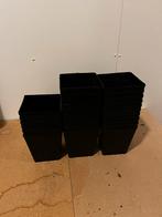 Vierkante kweekpot 13x13x13 cm 1,5 L, Kunststof, Gebruikt, Vierkant, Ophalen of Verzenden