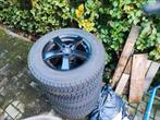 Winterbanden,Michelin Alpin 215 70r16 op lmv, Auto-onderdelen, Banden en Velgen, Ophalen, Winterbanden, Velg(en)