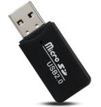 Adaptateur de lecteur de carte mémoire micro SD TF USB-A 2.0, Informatique & Logiciels, Enlèvement ou Envoi, Neuf