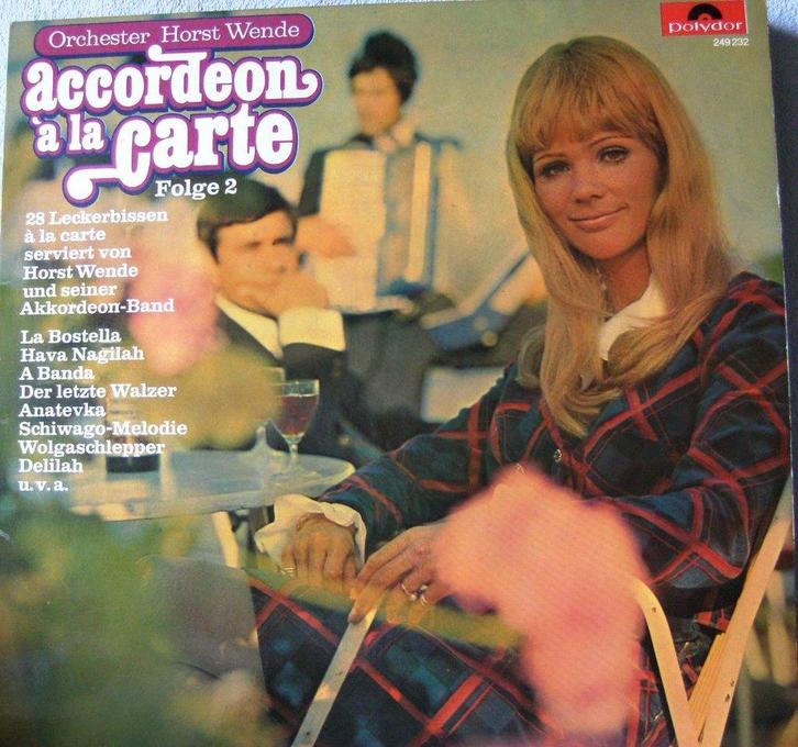 LP Horst Wende - Accordeon à la Carte folge 2, Cd's en Dvd's, Vinyl | Pop, Zo goed als nieuw, 1960 tot 1980, 12 inch, Ophalen of Verzenden