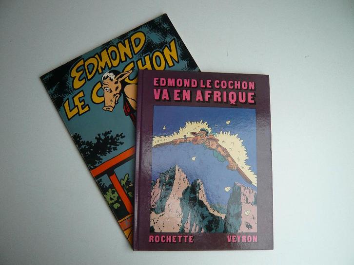 Bd EDMOND LE COCHON tomes 1 et 2 (EO tbe) de ROCHETTE, Livres, BD, Utilisé, Plusieurs BD, Enlèvement ou Envoi
