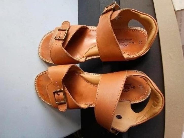 zeer mooie leren sandalen cognac ZECCHINO D'ORO maat 33, Overige typen, ZECCHINO D’ORO, Verzenden, Jongetje of Meisje
