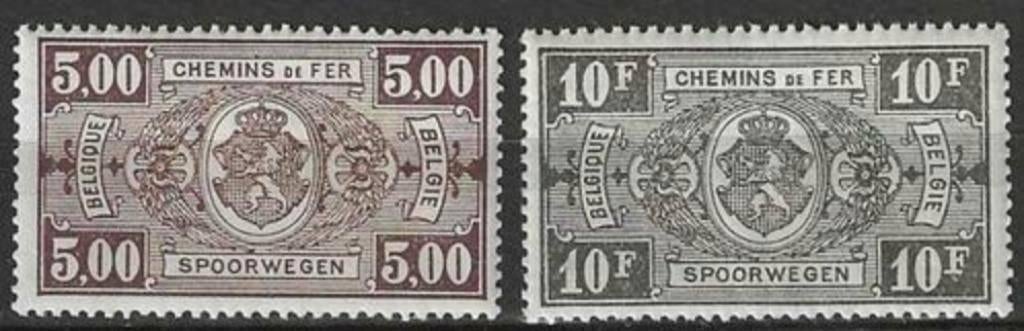 Belgique 1940 - Yvert/OBP 211-212TR - Type Arme nationa (PF), Envoi, Non oblitéré, Neuf, Sport