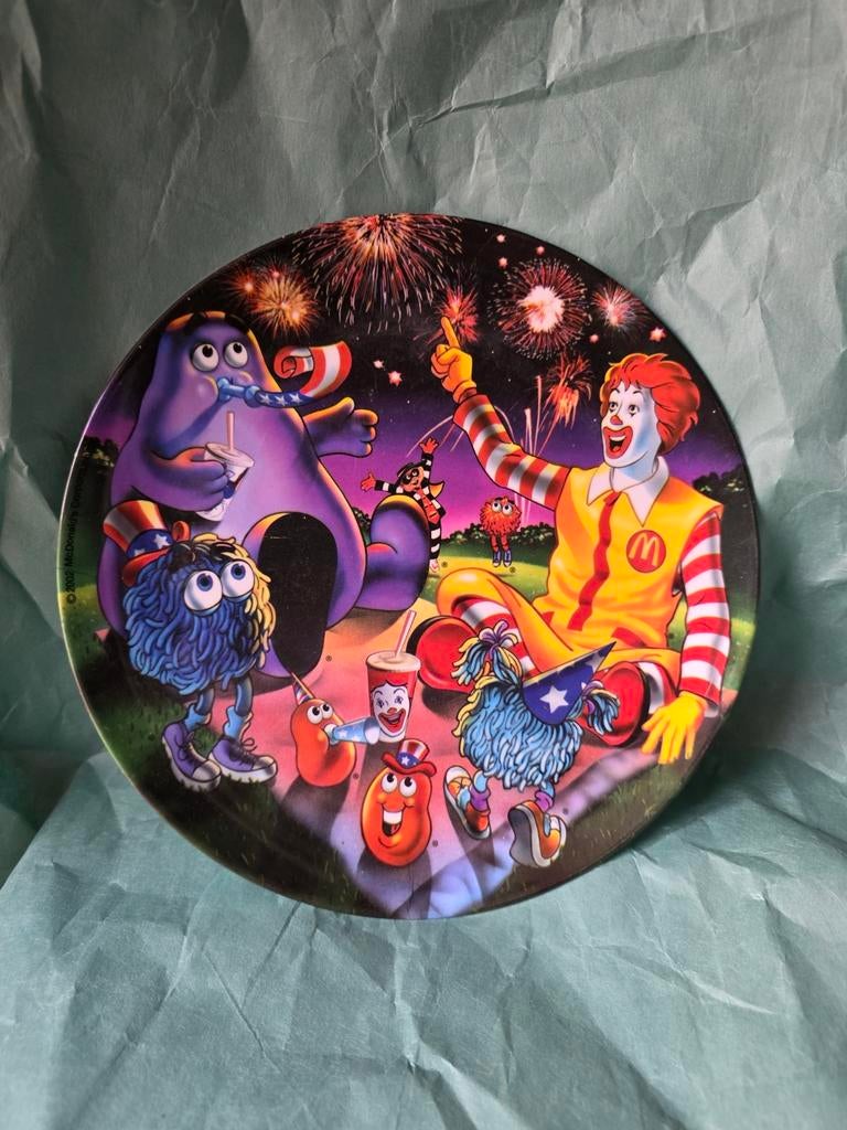 vintage verzamelplaat van McDonald's uit 2002. Elle ziek, Verzamelen, Overige Verzamelen