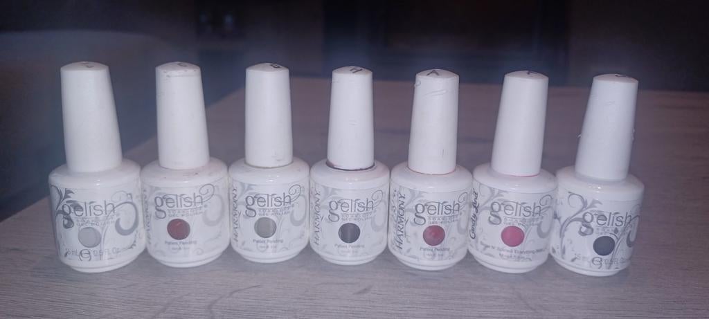 Gellak gellish, Borsteltjes en stempellak konad, Gebruikt, Overige kleuren, Ophalen of Verzenden, Accessoires