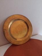 Vintage goudkleurig (messing / geel koper) sierbord, Ophalen