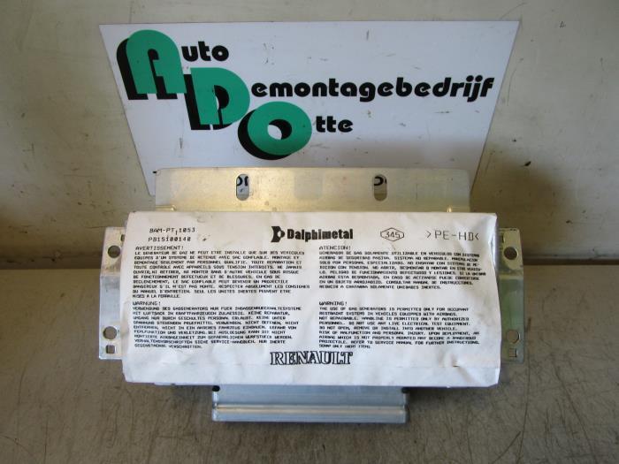 Airbag rechts (Dashboard) van een Renault Clio (Clio 3 06-), Auto-onderdelen, Overige Auto-onderdelen, Renault, Gebruikt, 3 maanden garantie
