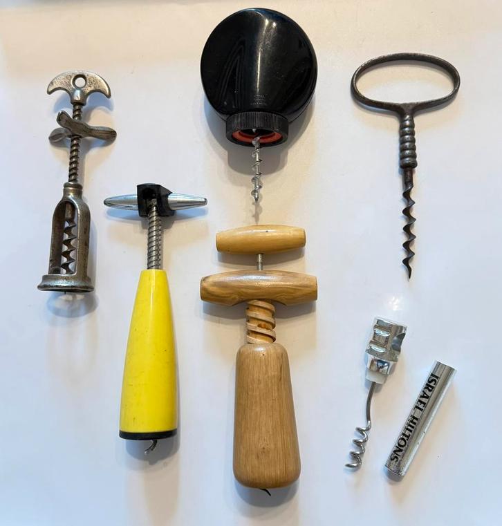 Lot van 6 vintage kurkentrekkers, Antiek en Kunst, Antiek | Keukengerei, Ophalen of Verzenden