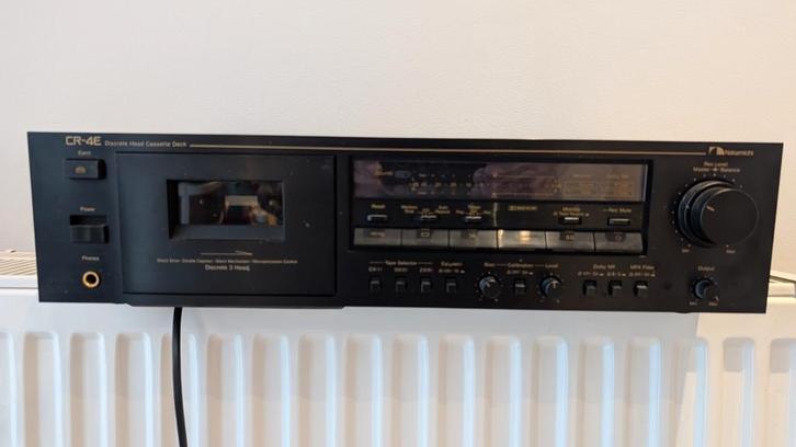 Lecteur cassette Nakamichi CR-4E noir, TV, Hi-fi & Vidéo, Decks cassettes, Simple, Autres marques, Commandes tactiles, Tape counter