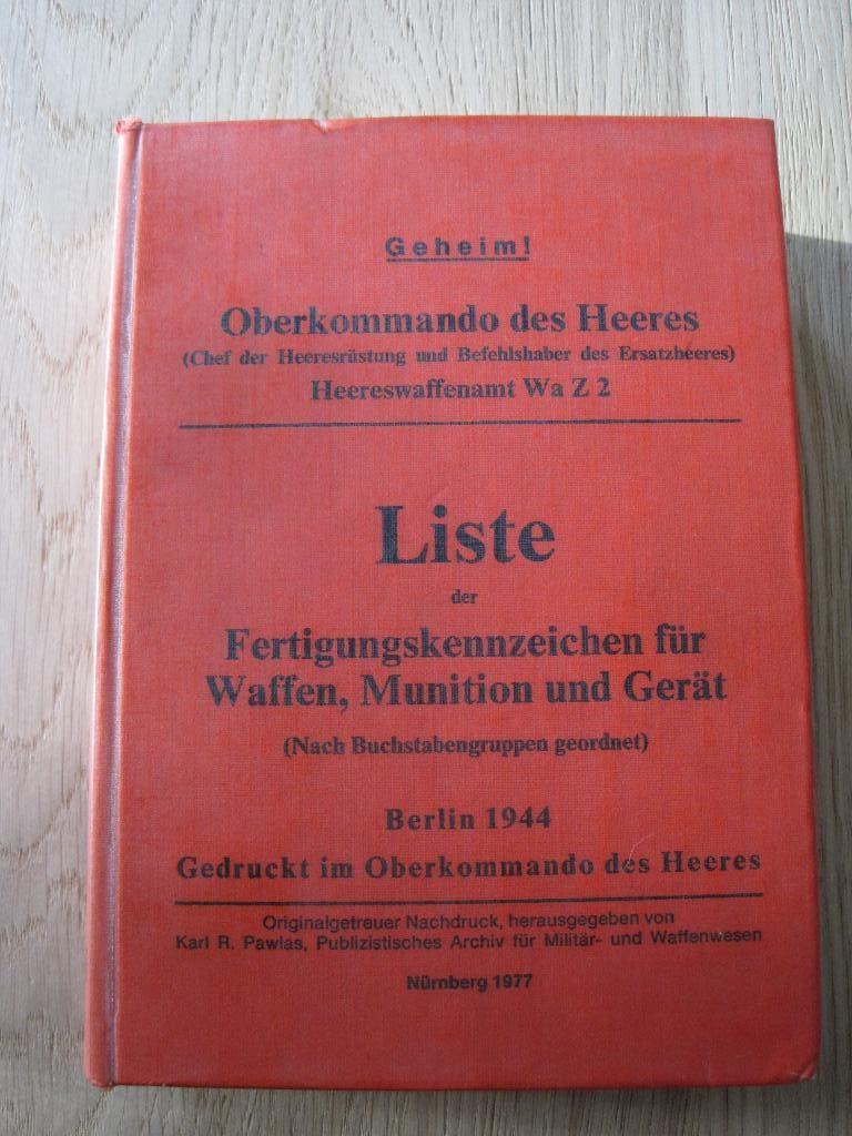 Lijst met fabricagemerken voor wapens, munitie en uitrusting, Verzenden, Overige soorten, Boek of Tijdschrift