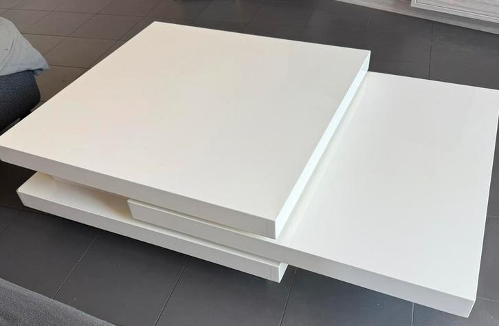 table de salon pivotante !, Huis en Inrichting, Tafels | Salontafels, Gebruikt, Ophalen