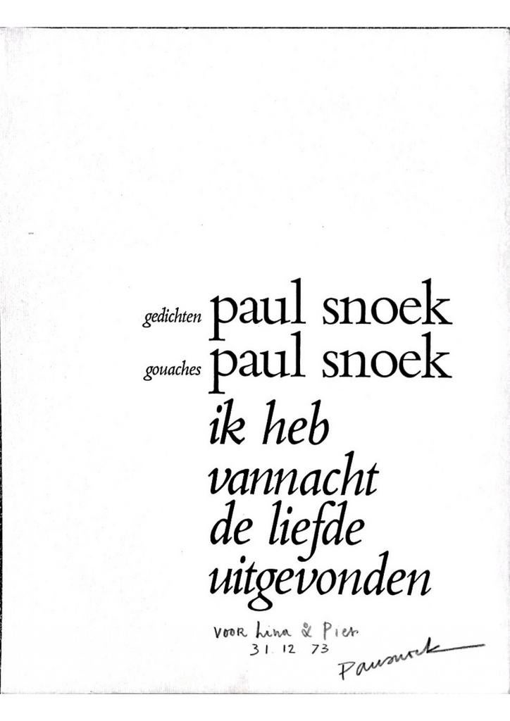 Paul Snoek dichtbundel, Boeken, Auto's | Boeken, Ophalen