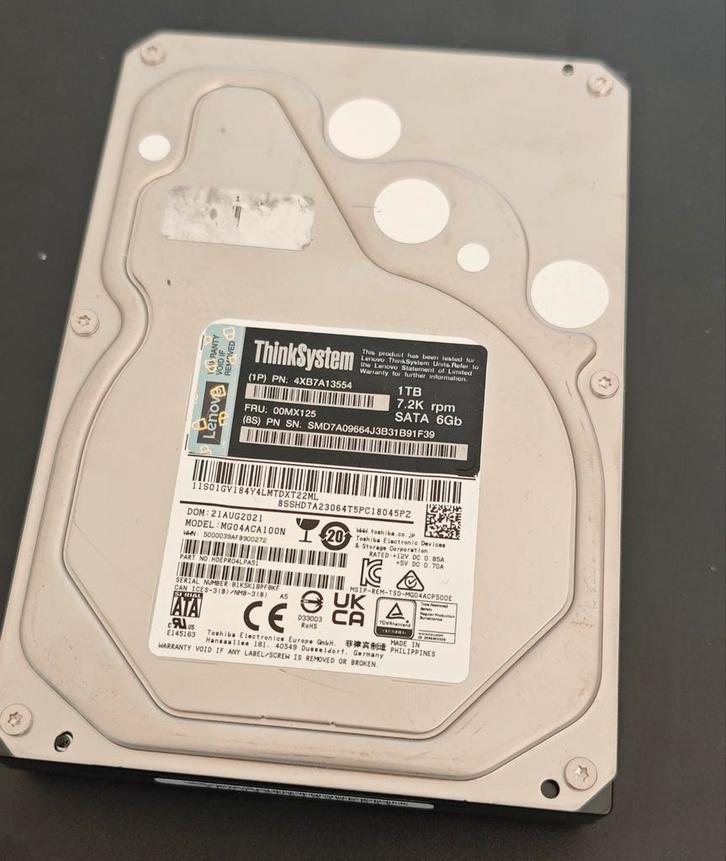 Disque dur Lenovo 1To (neuf), Informatique & Logiciels, Disques durs, SATA, Enlèvement ou Envoi