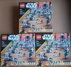 3 x 75372 Combat entre un soldat clone un droïde de combat, Enlèvement ou Envoi, Neuf, Ensemble complet, Lego