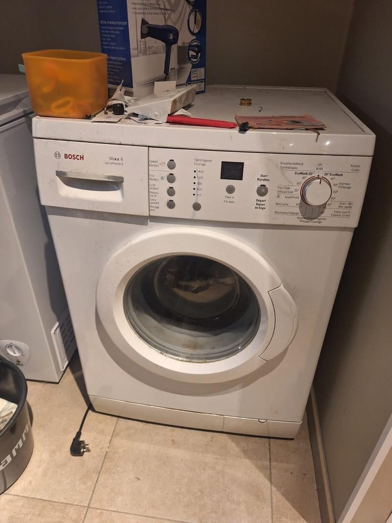 Wasmachine bosch, Ophalen