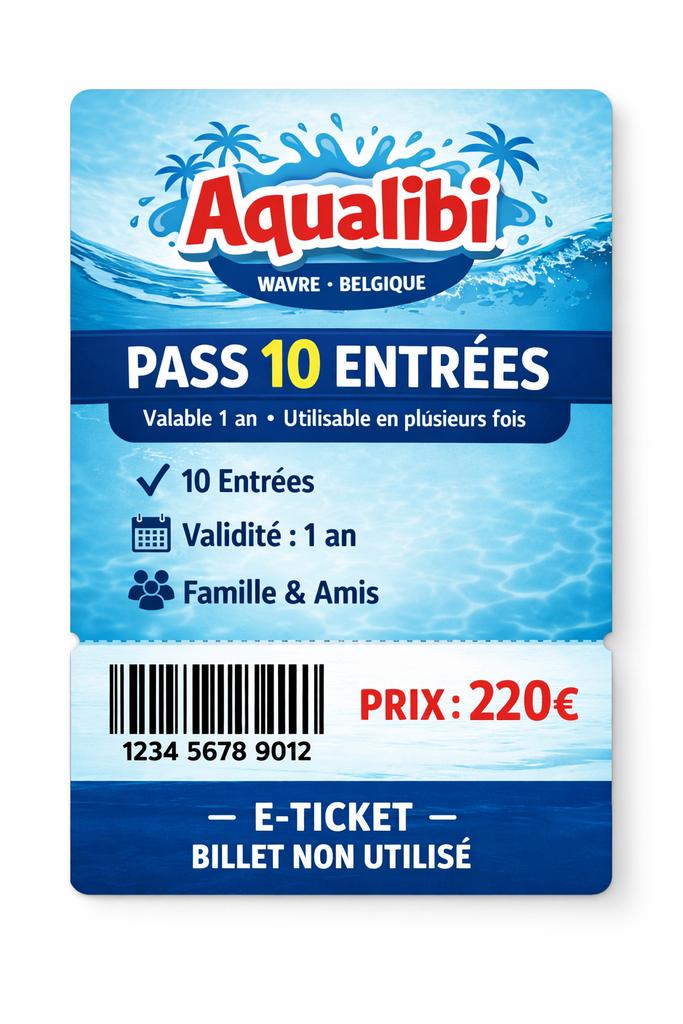 Aqwalibi, Tickets & Billets, Billets & Tickets Autre, Une personne