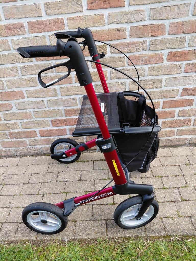 Lichtgewicht rollator Gemino 30 rood., Diversen, Rollators, Ophalen, Lichtgewicht
