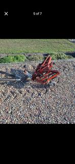 Ploeg / woeler minitractor, Ophalen