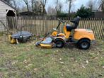 Stiga park diesel met servo stuur en zeegmachine, Ophalen of Verzenden, Gebruikt, Mulchfunctie, 90 tot 120 cm