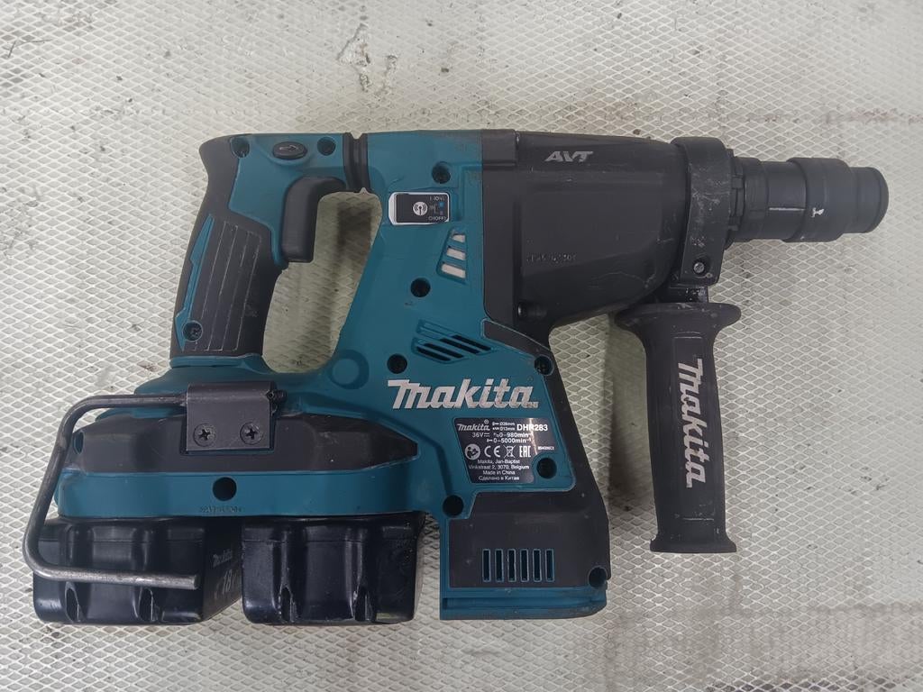 Makita DHR283 accu boorhamer 36V, Ophalen of Verzenden, Zo goed als nieuw, Boor- en/of Breekhamer, Variabele snelheid