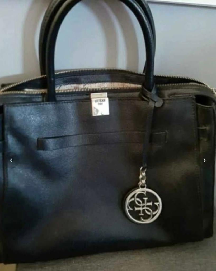 Guess handtas, Ophalen of Verzenden, Zo goed als nieuw, Zwart, Handtas