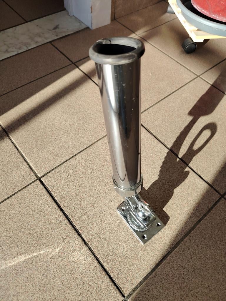 Verstelbare hengel houder in rvs, Ophalen of Verzenden