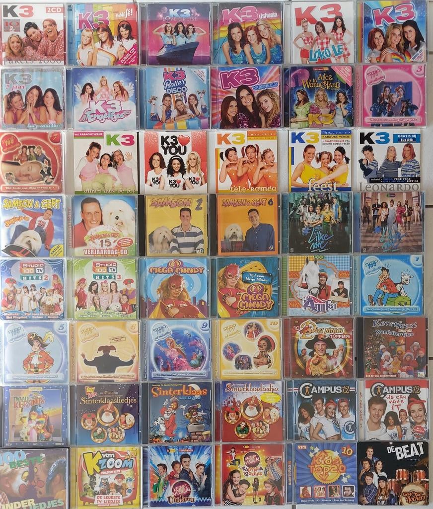 Cd's Studio100 Samson en Gert Mega Mindy Like Me, Ophalen of Verzenden