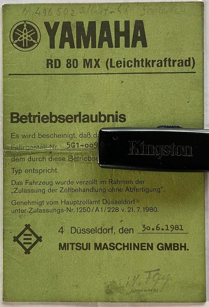 Yamaha RD80 MX, Motos, Enlèvement ou Envoi