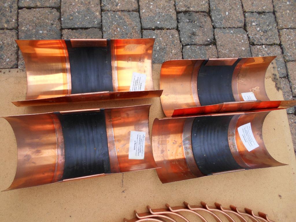 nieuwe koperen dakgoot onderdelen, Doe-het-zelf en Bouw, Ophalen, Nieuw