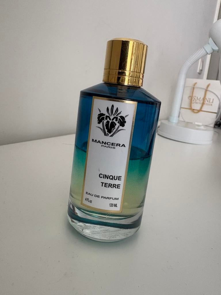Eau de parfum originale Mancera Cinque Terre — 120 ml, Bijoux, Sacs & Beauté, Beauté | Parfums, Utilisé, Enlèvement ou Envoi