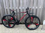 Mountainbike 3 spaak 26 inch zwart rood, Fietsen en Brommers, Hardtail, Heren, Zo goed als nieuw, Ophalen