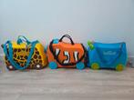 3 Trunki koffertjes, Gebruikt, Hard kunststof, Minder dan 50 cm, Minder dan 35 cm