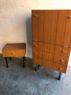 Leuk vintage ladekastje secretaire Pierre Guariche Meurop, Huis en Inrichting, Ophalen, Gebruikt