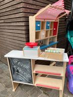 Houten speelgoed winkel, Kinderen en Baby's, Ophalen, Zo goed als nieuw, Meubelstuk of Keukentje