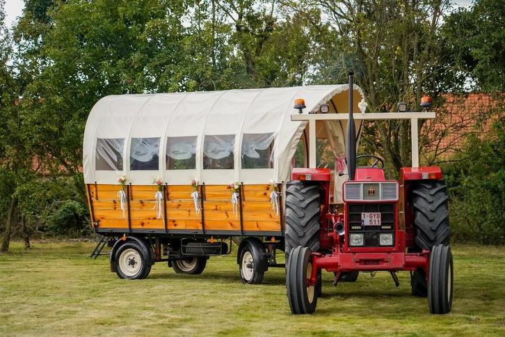 Huifkar verhuur met tractor, Zakelijke goederen, Landbouw | Tractoren, Ophalen of Verzenden