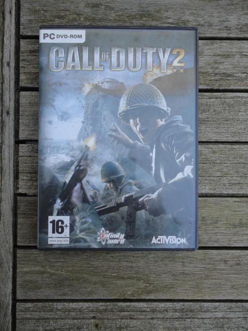 Call Of Duty 2 (Infinty Ward), Games en Spelcomputers, Games | Pc, Zo goed als nieuw, Shooter, 1 speler, Vanaf 16 jaar, Eén computer