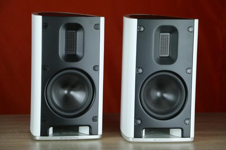Scansonic MB1 B/ MB 1 B DEMO*No Stands*, Audio, Tv en Foto, Luidsprekerboxen, Zo goed als nieuw, Front, Rear of Stereo speakers