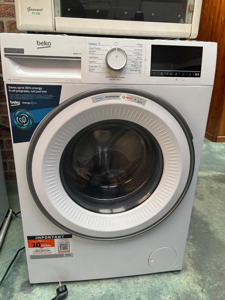 Machine à laver Beko 8kg - Sous garantie, Elektronische apparatuur, Wasmachines, Ophalen